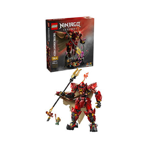 LEGO Ninjago 71846 Meca Caballero del Fuego, Juego de Construcción 996 Piezas para Niños 14+ Años