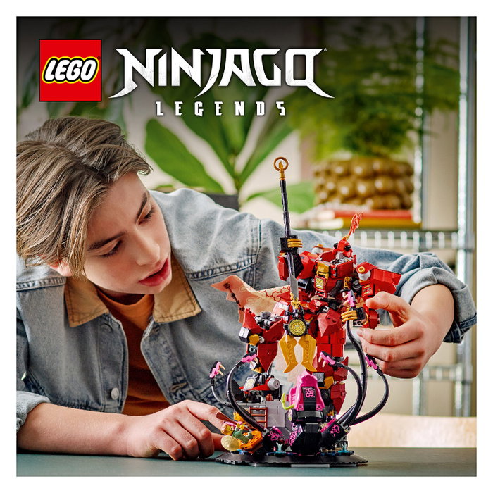 LEGO Ninjago 71846 Meca Caballero del Fuego, Juego de Construcción 996 Piezas para Niños 14+ Años