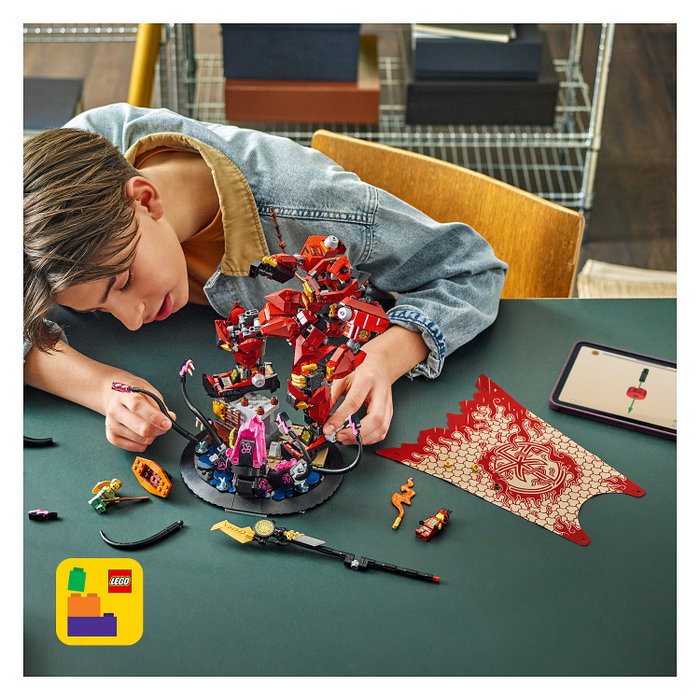 LEGO Ninjago 71846 Meca Caballero del Fuego, Juego de Construcción 996 Piezas para Niños 14+ Años