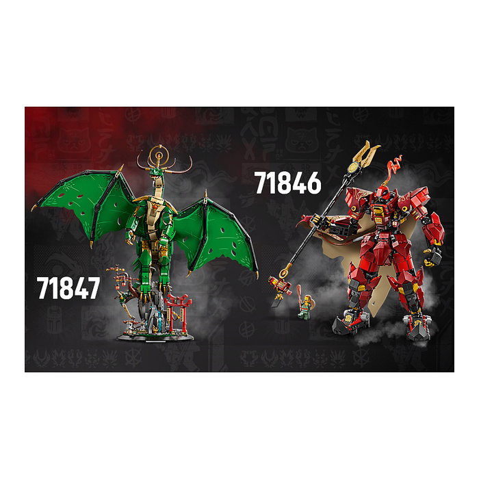 LEGO Ninjago 71846 Meca Caballero del Fuego, Juego de Construcción 996 Piezas para Niños 14+ Años
