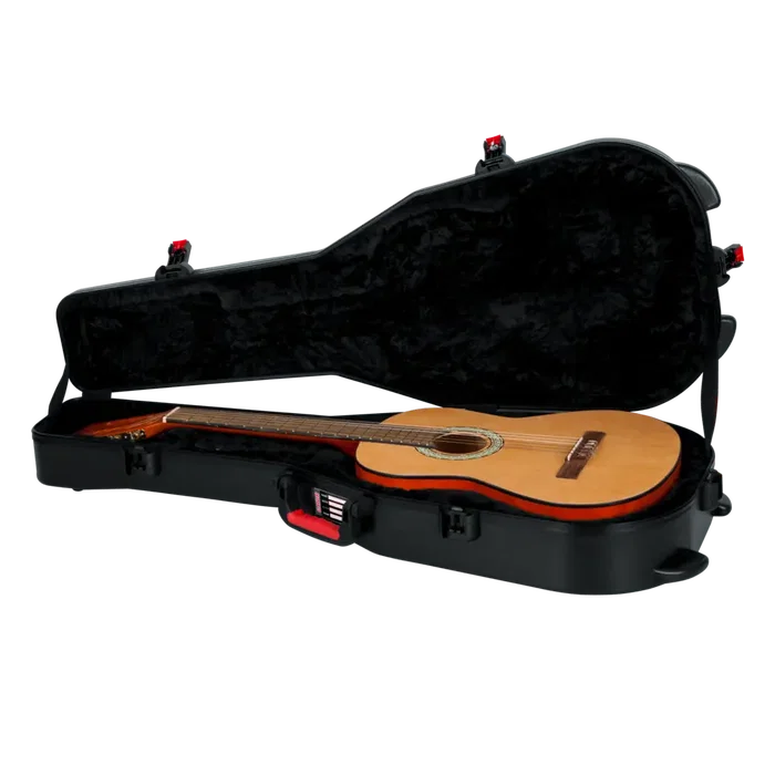 Gator TSA ATA Estuche rígido moldeado para guitarra clásica - Negro Gator TSA ATA Estuche rígido moldeado para guitarra clásica - Negro