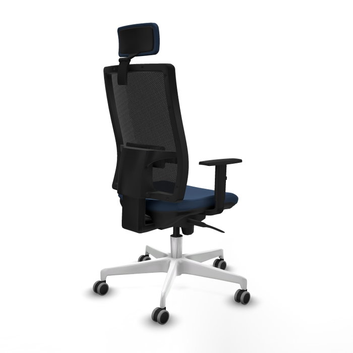 PIQUERAS Y CRESPO Silla de oficina Horna con mecanismo Sincro, Azul marino y Negro PIQUERAS Y CRESPO Silla de oficina Horna con mecanismo Sincro, Azul marino y Negro