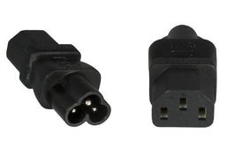 MicroConnect Adaptador de Corriente PE613AD C6 a C13 Hembra a Hembra