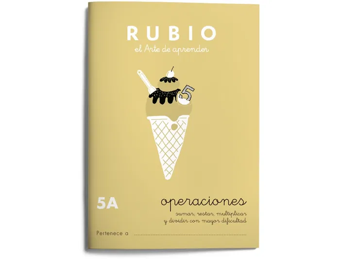 Rubio Cuaderno Problemas nº 5a para el desarrollo intelectual del alumno. Complementa y potencia las enseñanzas de los centros educativos.
