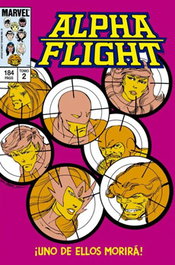 Panini España S.A. Biblioteca Alpha Flight 02. 1984 Alpha Flight 7-12 USA