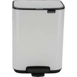 Brabantia BO Treteimer Papelera de pedal 4 litros Blanco