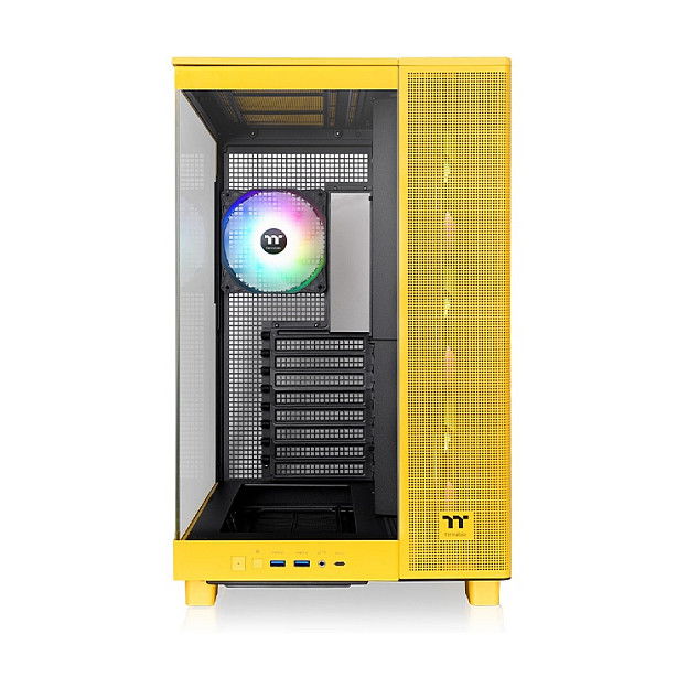 Thermaltake Chasis PC View 380 XL TG ARGB, Bumblebee, CA-11E-00M4WN-00, Color Amarillo, Torre ATX, Panel Lateral Cristal Templado