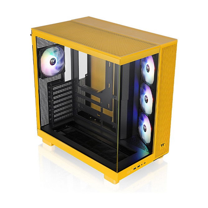 Thermaltake Chasis PC View 380 XL TG ARGB, Bumblebee, CA-11E-00M4WN-00, Color Amarillo, Torre ATX, Panel Lateral Cristal Templado