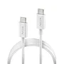 NGS ZYRO 60W-1 Cable USB-C a USB-C 60W Carga Rápida USB 2.0 480 Mbps, Longitud 1 Metro, Color Blanco