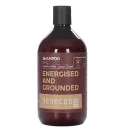 BENECOS Champú Energizante con Café 500ml Bio, Vegano - Cosmos Organic, Para Cabello