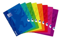 Libreta Grapada Oxford School Openflex A4 48H Pauta 3,5 Col.Sur.(8) (Set de 10)