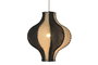 DKD Home Decor Lámpara de Techo Yute y Hierro Bicolor