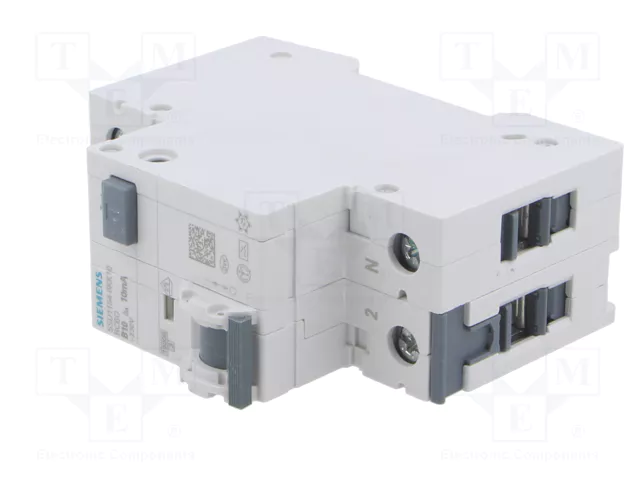 SIEMENS 5SU1154-6KK10 RCBO Tipo A 10A 10mA