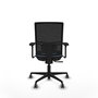 PIQUERAS Y CRESPO Silla de oficina Yunquera Azul cielo y Negro con mecanismo Sincro