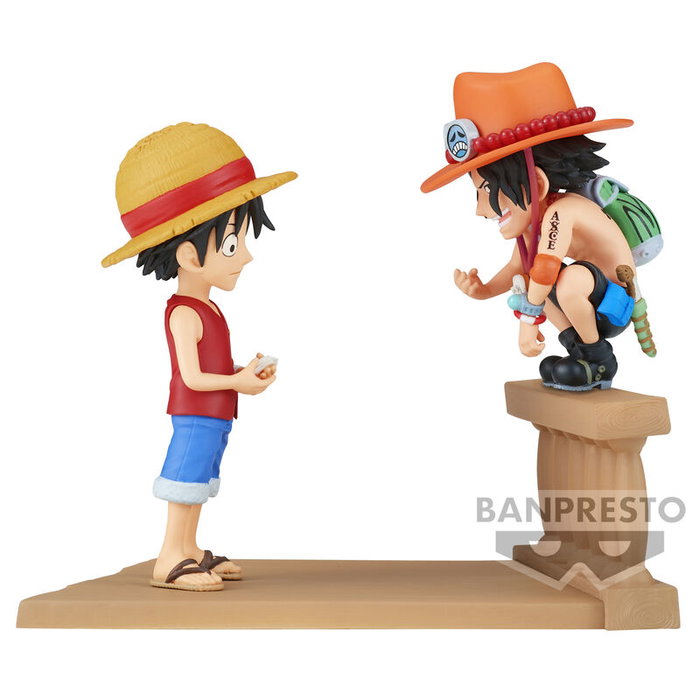Banpresto Figura Monkey D Luffy & Portgas D Ace World Collectable Log Stories One Piece 8cm Banpresto Figura Monkey D Luffy & Portgas D Ace World Collectable Log Stories One Piece 8cm