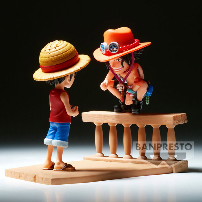 Banpresto Figura Monkey D Luffy & Portgas D Ace World Collectable Log Stories One Piece 8cm Banpresto Figura Monkey D Luffy & Portgas D Ace World Collectable Log Stories One Piece 8cm
