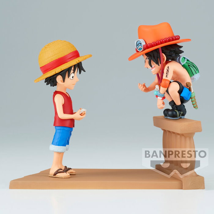 Banpresto Figura Monkey D Luffy & Portgas D Ace World Collectable Log Stories One Piece 8cm Banpresto Figura Monkey D Luffy & Portgas D Ace World Collectable Log Stories One Piece 8cm