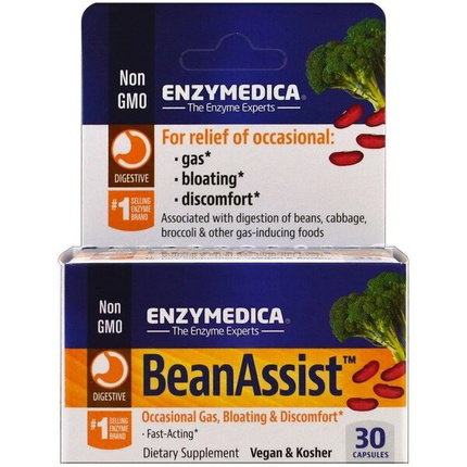 ENZYMEDICA Beanassist 30 cápsulas vegetales
