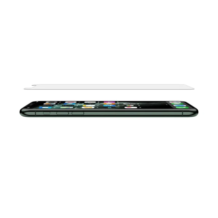 Belkin InvisiGlass Ultra Protector de Pantalla Cristal Templado 9H para Apple iPhone 11 Pro, iPhone XS, iPhone X - Transparente, Antibacteriano, Resistente a Golpes y Rayones