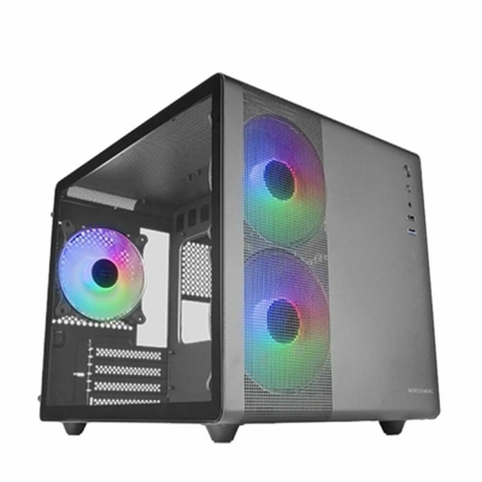 Mars Gaming MC-400 Minitorre con Cristal Templado y Ventilación FRGB