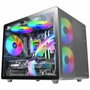 Mars Gaming MC-400 Minitorre con Cristal Templado y Ventilación FRGB