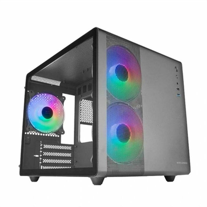 Mars Gaming MC-400 Minitorre con Cristal Templado y Ventilación FRGB