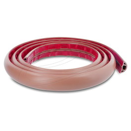 DeLOCK Canaleta de PVC flexible 30 x 10 mm - 2 m marrón
