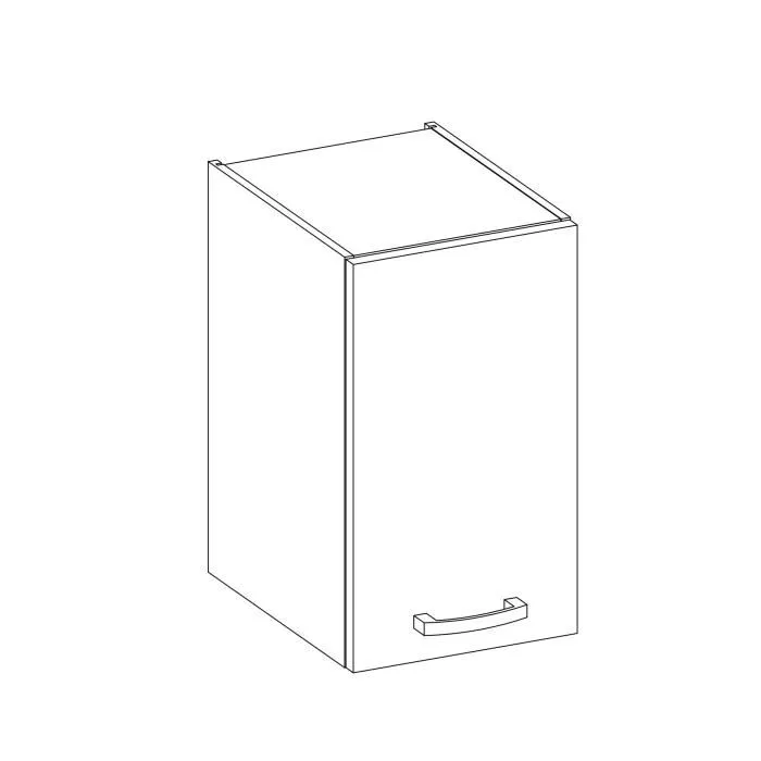 LASSEN Mueble Alto 1 Puerta Batiente Roble Sonoma 40x31.6x72 cm LASSEN Mueble Alto 1 Puerta Batiente Roble Sonoma 40x31.6x72 cm