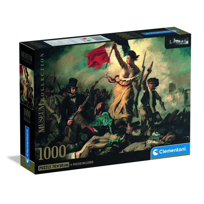 Clementoni Puzzle Delacroix Leading the People 1000 Piezas 70x50cm