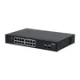 Dahua Technology PFS3218-16GT-135 Switch PoE No Administrado, 16 Puertos Gigabit Ethernet, 2 Uplinks SFP, Potencia PoE 135W, Capa L2, Negro, Montaje en Rack y Pared