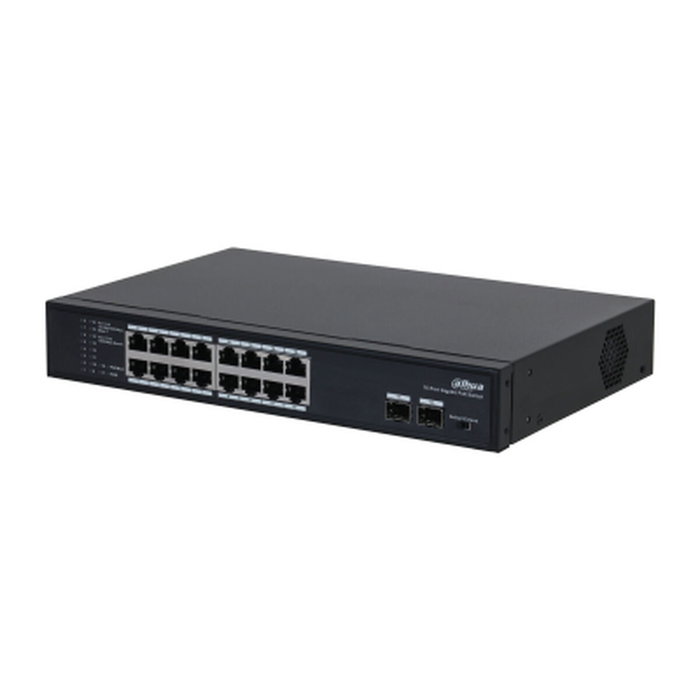 Dahua PFS3218-16GT-135 Switch PoE 16 Puertos Gigabit + 2 SFP 135W L2 Dahua PFS3218-16GT-135 Switch PoE 16 Puertos Gigabit + 2 SFP 135W L2