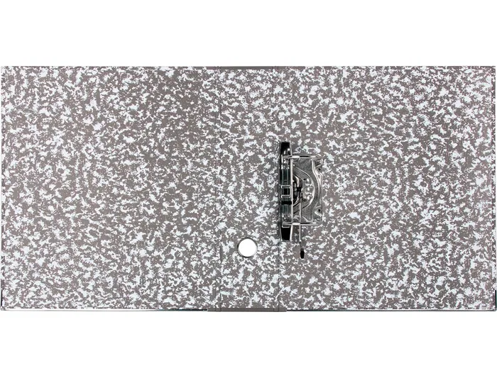 Liderpapel Archivador de Palanca A4 Classic Red Cartón Entrecolado Gris 80mm Compresor Metálico