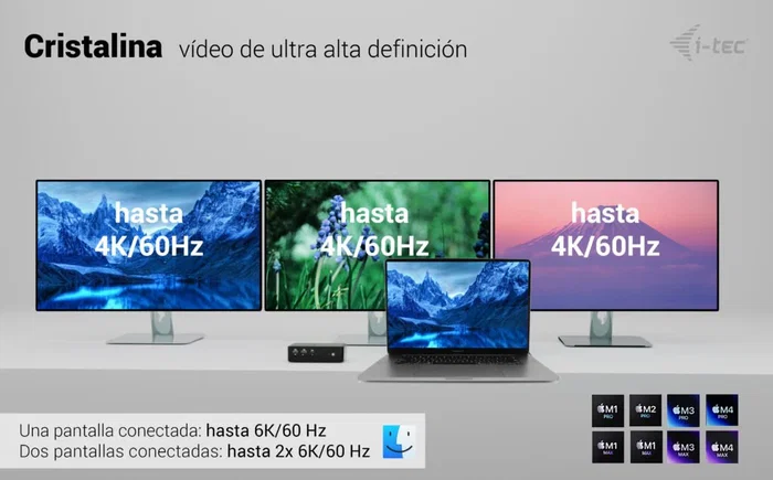 I-tec thunderbolt5 quattro display docking station, 5x usb, 2.5 glan + power delivery 140w I-tec thunderbolt5 quattro display docking station, 5x usb, 2.5 glan + power delivery 140w