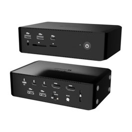 I-tec Estación de Conexión Thunderbolt 5 Quattro Dock PD 140W 11 En 1, Conexiones Profesionales 8K y Ethernet 2.5G