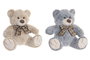 DKD Home Decor Set de 2 Peluches de Oso Beige y Gris