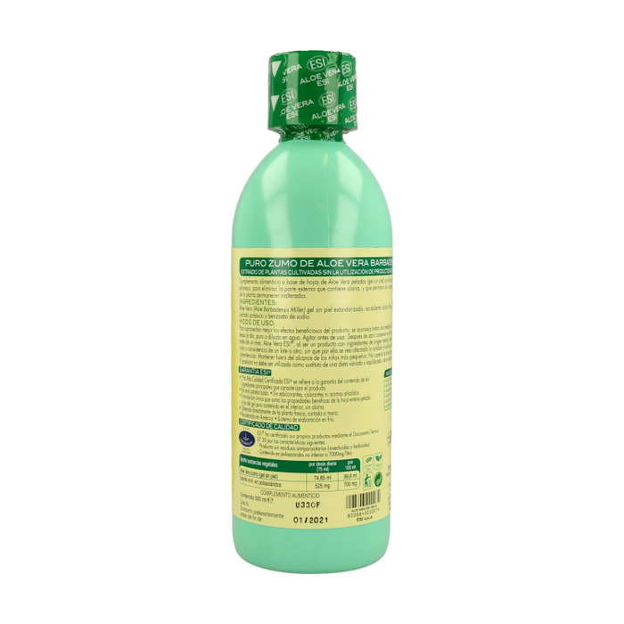 ESI Zumo Aloe Vera Máxima Fuerza 500 ml ESI Zumo Aloe Vera Máxima Fuerza 500 ml