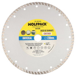 WOLFPACK LINEA PROFESIONAL Disco Diamante 230 mm General Obra Continuo