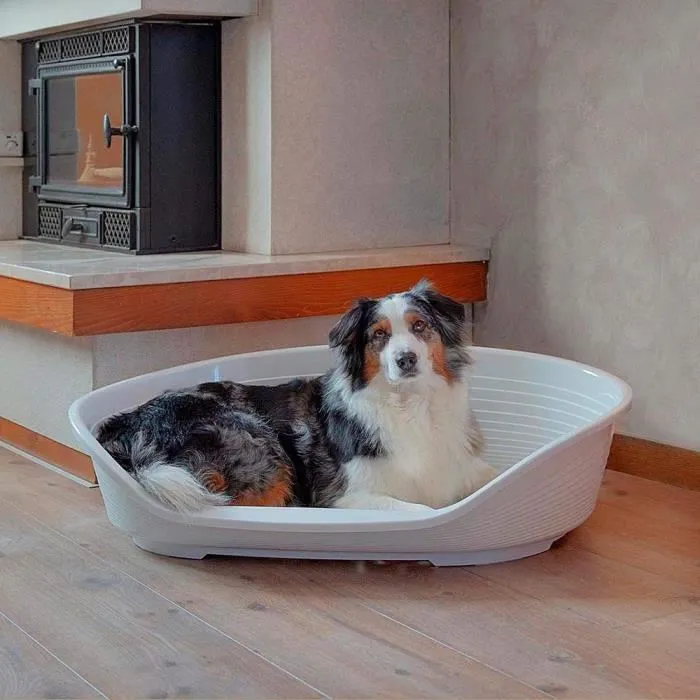 Ferplast Siesta Deluxe 10 Cesta para Perros y Gatos 93.5x68x28.5 cm Gris Oscuro