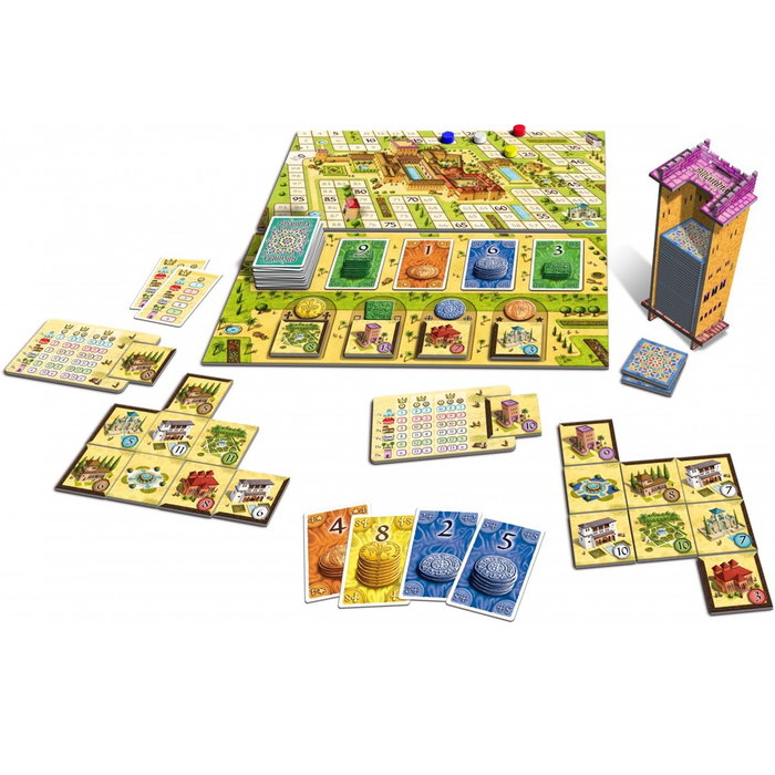 Devir Alhambra - Juego de Mesa Estratégico de Construcción con Losetas - Edición Definitiva - Ganador del Spiel des Jahres - PEGI 8 - En Español Devir Alhambra - Juego de Mesa Estratégico de Construcción con Losetas - Edición Definitiva - Ganador del Spiel des Jahres - PEGI 8 - En Español