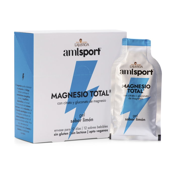 Ana Maria Lajusticia Magnesio Total sabor limón 12 sobres gel