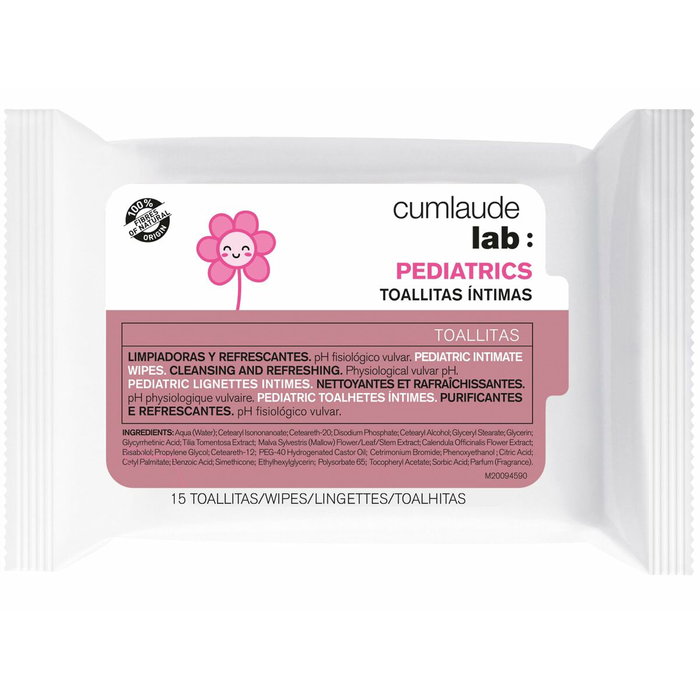Cumlaude Lab PEDIATRICAS toallitas íntimas 15 u