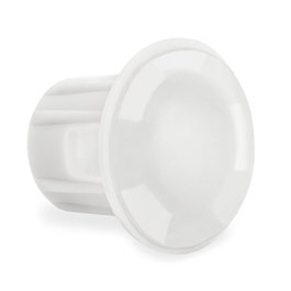 ITALIANA FERRAMENTA Tendo Ag.10 Paragolpe Embellecedor Bi-Material Transparente para Taladro Ø10mm, Set de 100 Unidades