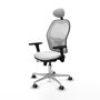 PIQUERAS Y CRESPO Silla de oficina Jorquera con Mecanismo Sincro/Traslack Blanca