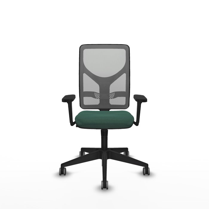 PIQUERAS Y CRESPO Silla de oficina Motilla con mecanismo Sincro, Verde botella y Gris PIQUERAS Y CRESPO Silla de oficina Motilla con mecanismo Sincro, Verde botella y Gris