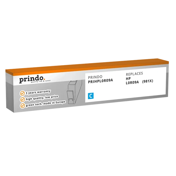 Prindo Cartucho de tinta cian PRIHPL0R09A Classic XL Prindo Cartucho de tinta cian PRIHPL0R09A Classic XL