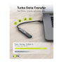 Goobay Slim 4-Port USB-Hub 74456 Gris claro