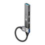 Goobay Slim 4-Port USB-Hub 74456 Gris claro