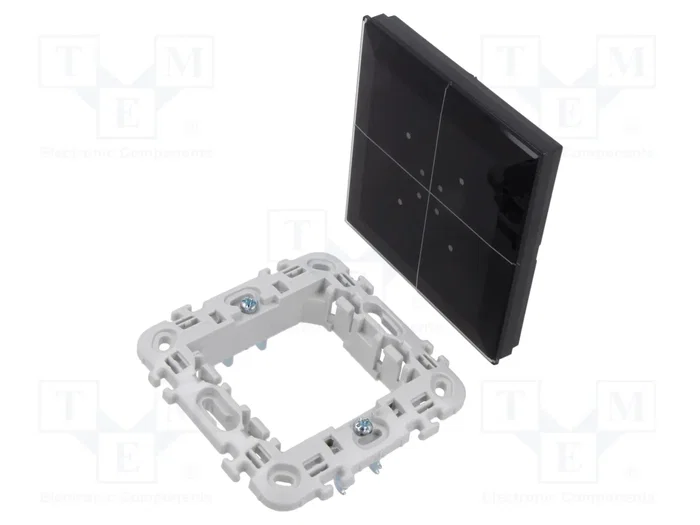 F&F Interruptor táctil F&Home GS4-DC-B Negro F&F Interruptor táctil F&Home GS4-DC-B Negro