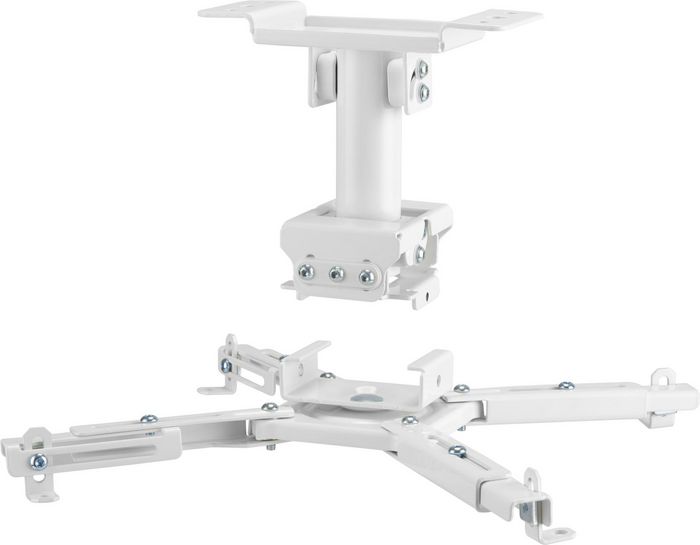 Vivolink Soporte de Techo Profesional Blanco hasta 35 kg, 255 mm, Rotación 360°