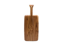 DKD Home Decor Tabla de Cortar de Teca Natural 45x18x1,6 cm